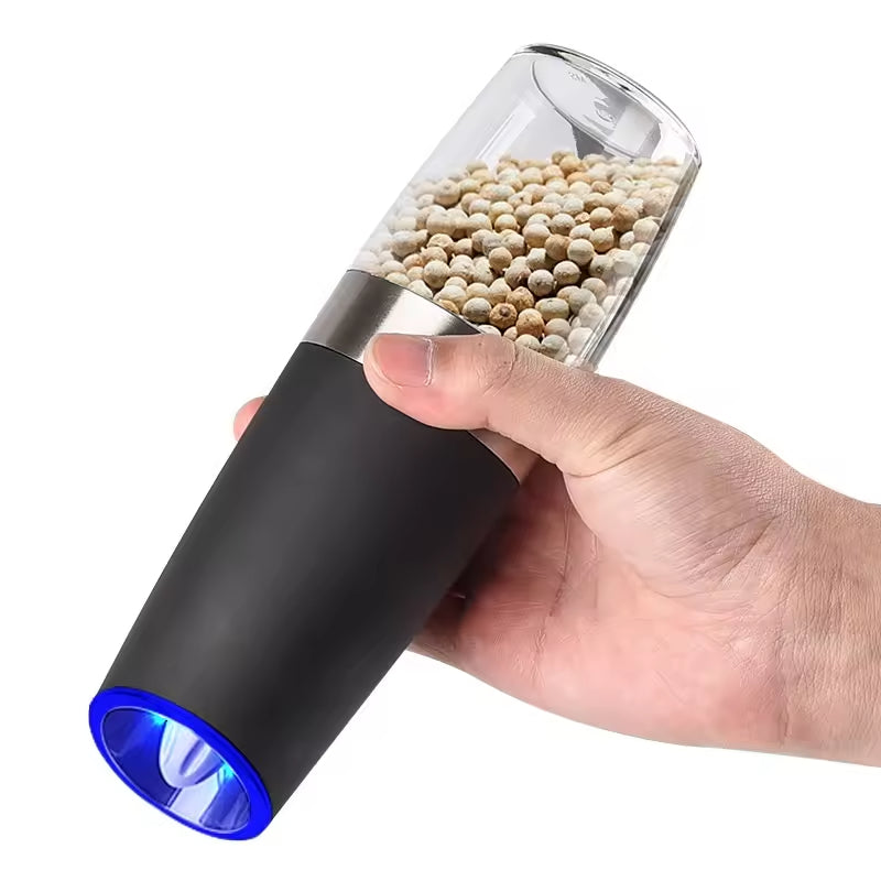 Rechargeable Electric Gravity Salt & Pepper Grinder Set